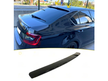 Spoiler zadního okna Škoda Octavia 3 RS v lesklé černé